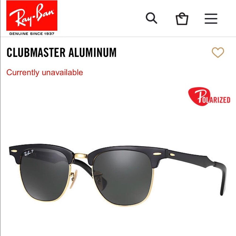 RayBan - Clubmaster Aluminum - Polarized
